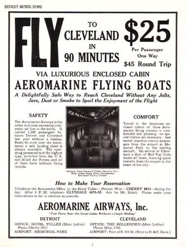Aeromarine advertisment