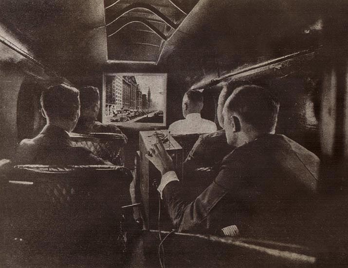 Aeromarine in-flight movie, 1921